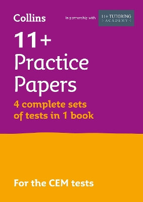 11+ Verbal Reasoning, Non-Verbal Reasoning & Maths Practice Papers (Bumper Book with 4 sets of tests): For the 2026 Cem Tests