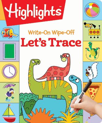 Let's Trace: Dry Erase Kids Activity Book for Handwriting Readiness, Wipe Clean Letter Tracing Workbook with Mazes, Dot-to-Dots, & More