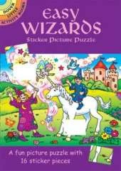 Easy Wizards Sticker Activity Book: Sticker Picture Puzzle