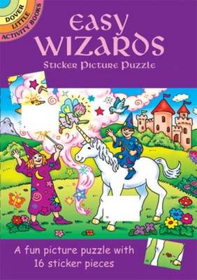 Easy Wizards Sticker Activity Book: Sticker Picture Puzzle