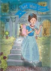 Cinderella - Get Well Card-Book: 6 Card-Book Pack