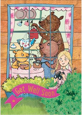 Goldilocks and the Three Bears - Get Well Card-Book: 6 Card-Book Pack