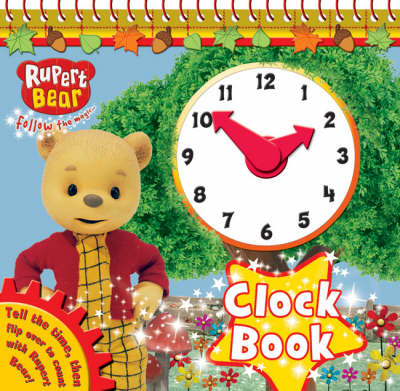 Rupert Bear Clock Book