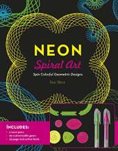 Neon Spiral Art: Spin Colorful Geometric Designs