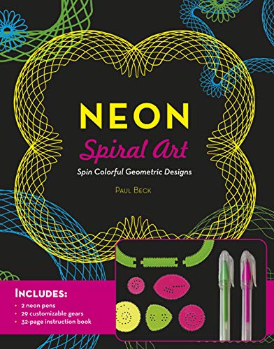 Neon Spiral Art: Spin Colorful Geometric Designs