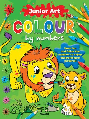Junior Art Colour By Numbers: Lion
