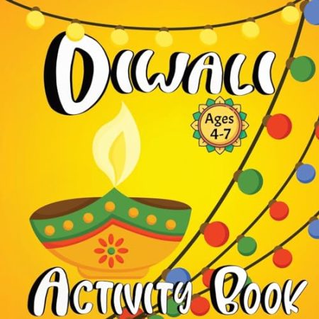Diwali Activity Book for Kids Ages 4-7