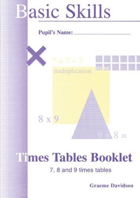 Times Tables Booklets