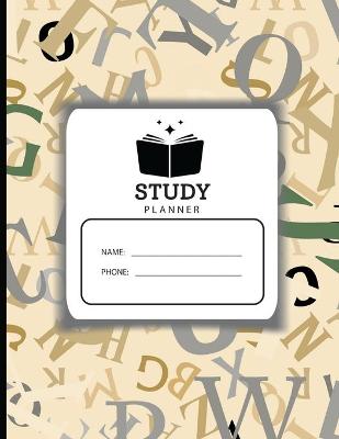 Study Planner: Elementary Scheduling for Students, Academic Planner for Students, Highschool, College and Faculty Exam Preparation, Study Goal Tracker, Language Learning Progress Tracker