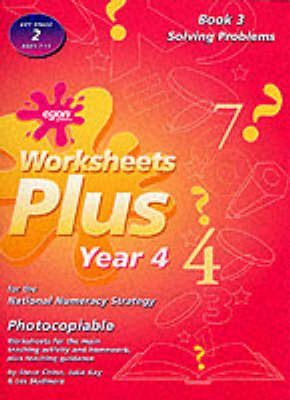Worksheets Plus: Year 4 for the National Numeracy Strategy