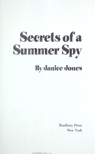 Secrets of a Summer Spy