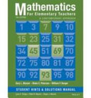 Mathematics for Elementary Teachers: A Contemporary Approach Study Guide