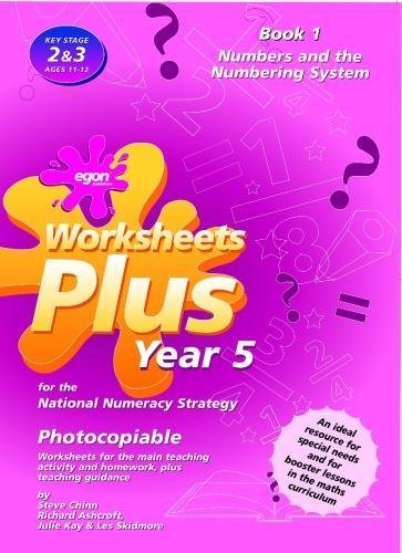 Worksheets Plus for the National Numeracy Strategy Year 5