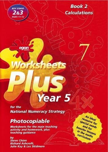 Worksheets Plus for the National Numeracy Strategy Year 5