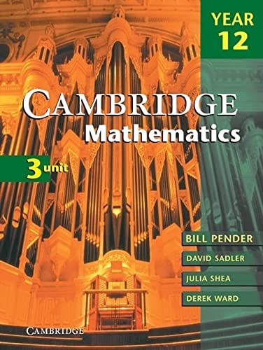 Cambridge 3 Unit Mathematics Year 12 with CD-Rom