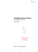 Reading African Poetry