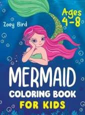 Mermaid Coloring Book for Kids: Coloring Activity for Ages 4 - 8