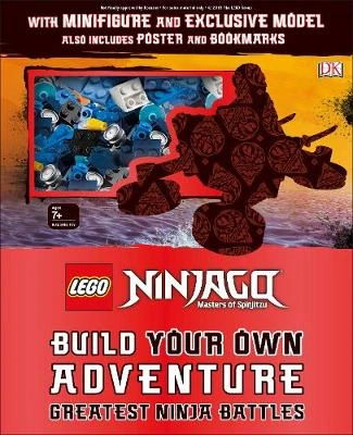 LEGO NINJAGO Build Your Own Adventure Greatest Ninja Battles: with Nya minifigure and exclusive Hover-Bike model