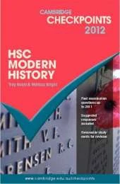 Cambridge Checkpoints HSC Modern History 2012