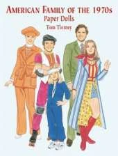 American Family of the 1970s Paper Dolls