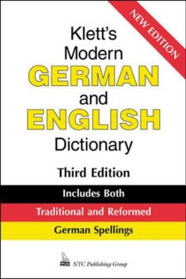 Dictionary: Dict Kletts Modern German/English