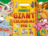 Disney Animals: Giant Colour Me Pad: Carry-along colouring for on-the-go fun!