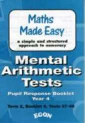 Mental Arithmetic Tests Pupil Response Booklet Year 4