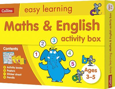 Maths and English Activity Box Ages 3-5: Ideal for Home Learning