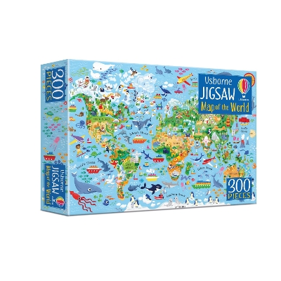Map of the World Book and Jigsaw