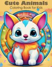 Cute Animals Coloring Book for Kids