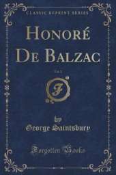 Honoré De Balzac, Vol. 2 (Classic Reprint)
