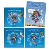 Women in Science Paperback Book Set with Coloring and Activity Book