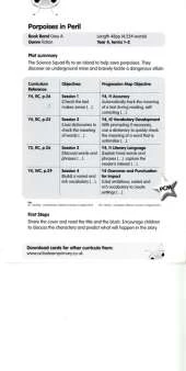 Bug Club Grey A Porpoises in Peril Guided Reading Card