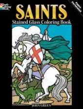 Saints Stained Glass Coloring Book