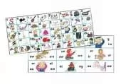 Jolly Phonics Letter Sound Strips: in Precursive Letters