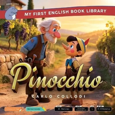 Pinocchio (Smart Hippo My First English Book Library): Educational Storybook (ESL Students)