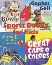 4 Sports Books for Kids: Illustrated for Beginner Readers
