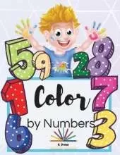 Color by Numbers: Cute Colouring Book with Animals for Kids Ages 4-8