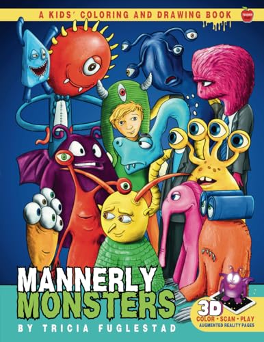 Mannerly Monsters: A Kids' Coloring and Drawing Book