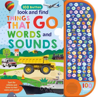 100 Button Look & Find: Things That Go Words & Sounds