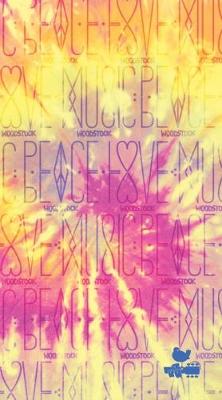 Woodstock Dot Journal, Peace, Love, Music