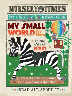 MYSMALL WORLD TOY SHOP: MY FIRST CRINKLY NEWSPAPER