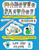 Scissor Activities for Kindergarten (Cut and paste Monster Factory - Volume 3): This book comes with collection of downloadable PDF books that will help your child make an excellent start to his/her education. Books are designed to improve hand-eye coordi