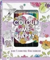 Colour Me Happy Colouring Kit with 15 Pencils