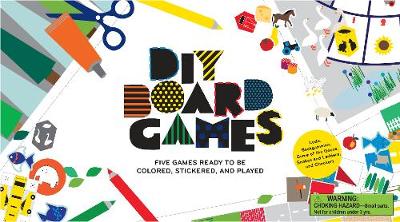 DIY Board Games: Five Games Ready to Be Coloured, Stickered and Played