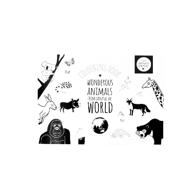 Wonderous Animals From Around the World: Colouring Book