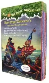Magic Tree House Books 21-24 Boxed Set: Civil War on Sunday; Revolutionary War on Wednesday; Twister on Tuesday; Earthquake in the Early Morning