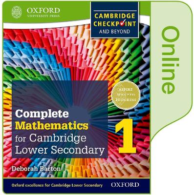 Complete Mathematics for Cambridge Lower Secondary Book 1: Online Student Book (First Edition)