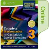 Complete Mathematics for Cambridge Lower Secondary Book 3: Online Student Book (First Edition)