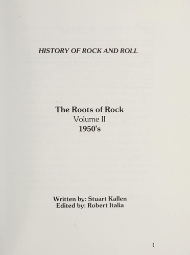 Roots of Rock: The Pre 50's